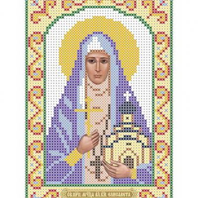 изображение: икона для вышивки бисером Святая Елизавета