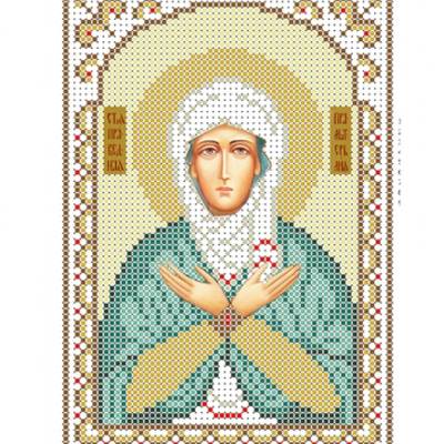 изображение: икона для вышивки бисером, Святая Лия (Лилия)