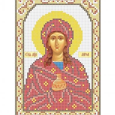 изображение: икона для вышивки бисером, Святая Марта Мученица