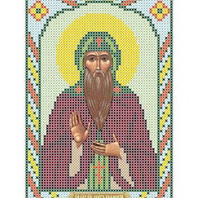 изображение: икона для вышивки бисером Святой Олег Брянский
