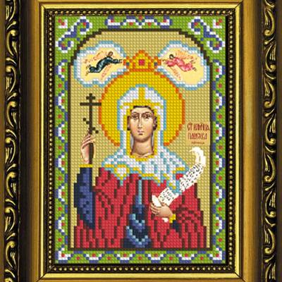 изображение: икона для вышивки бисером, Святая Параскева Пятница