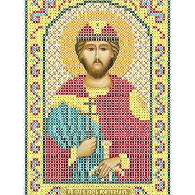 изображение: икона для вышивки бисером Святой Ростислав