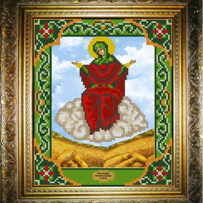 изображение: икона для вышивки бисером Спорительница хлебов