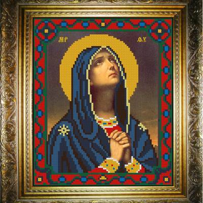 изображение: икона для вышивки бисером Богородица Скорбящая (Сихастрия)