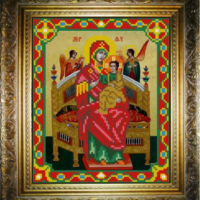изображение: икона для вышивки бисером Богородица Всецарица (Пантасса)