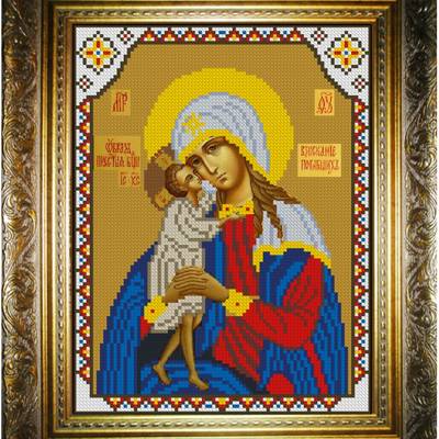 изображение: икона для вышивки бисером, Богородица Взыскание Погибших