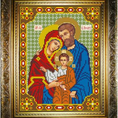изображение: икона для вышивки бисером, Святое Семейство