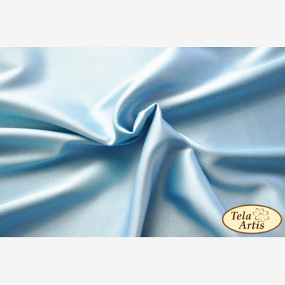 фото: ткань для задника подушки Голубой атлас