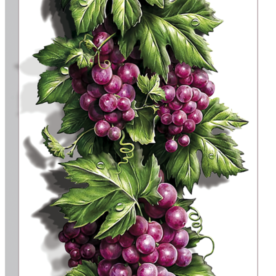 фото: картина в технике папертоль Сочный виноград