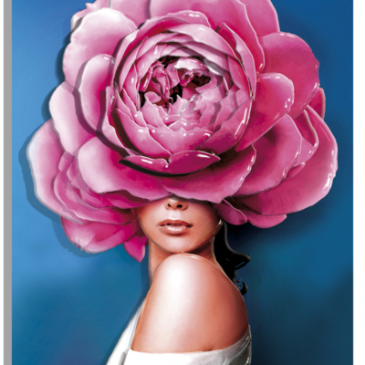 фото: картина в технике папертоль Девушки-цветы. Стиль