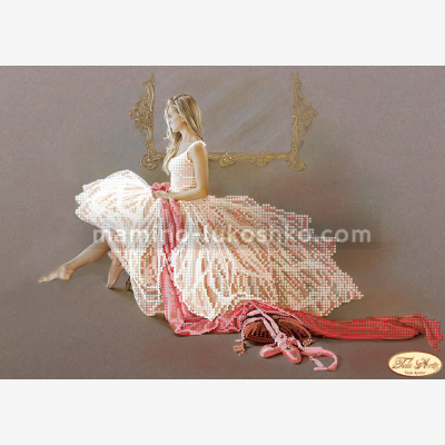 Схема для вышивки бисером Балерина