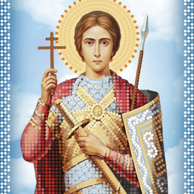 Схема для вышивки бисером Святой Великомученик Димитрий Солунский
