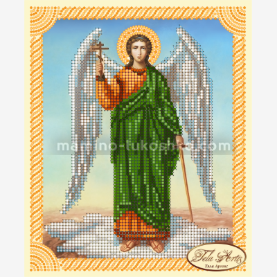 Схема для вышивки бисером иконы Ангел Хранитель