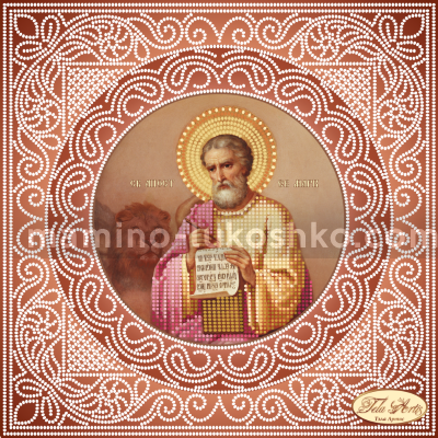 Схема для вышивки бисером Святой Апостол и Евангелист Марк