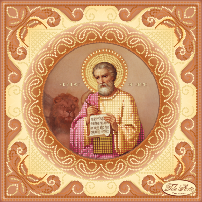 Схема для вышивки бисером Святой Апостол и Евангелист Марк