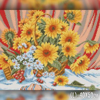 фото: картина в алмазной технике Корзина подсолнухов фото: картина в алмазной технике Корзина подсолнухов