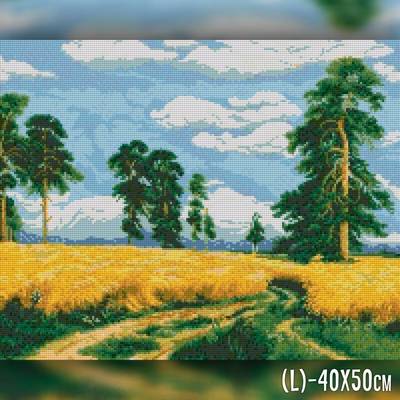 фото: картина в алмазной технике Поле фото: картина в алмазной технике Поле