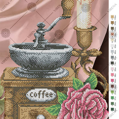 фото: схема для вышивки бисером Кофе