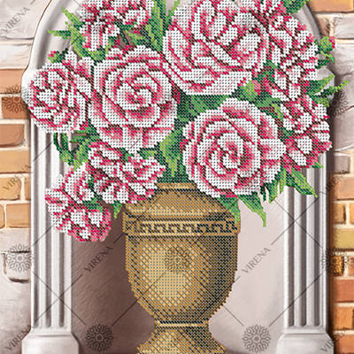 фото: схема для вышивки бисером Цветы