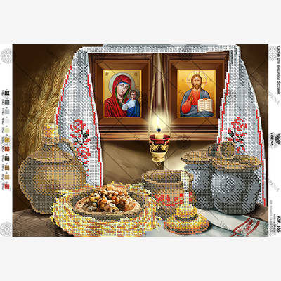 изображение: схема для вышивки бисером Уголок с иконами изображение: схема для вышивки бисером Уголок с иконами