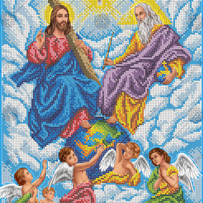 фото: схема для вышивки бисером Святая Троица