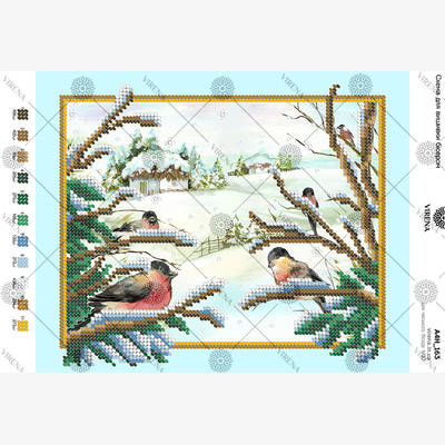 фото: картина, вышитая бисером, Птицы фото: картина, вышитая бисером, Птицы