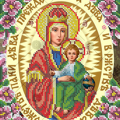 изображение: схема для вышивки бисером по мотивам иконы А. Охапкина Прежде Рождества и по Рождестве Дева изображение: схема для вышивки бисером по мотивам иконы А. Охапкина Прежде Рождества и по Рождестве Дева