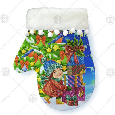 фото: подарочная рукавичка для вышивки бисером фото: подарочная рукавичка для вышивки бисером