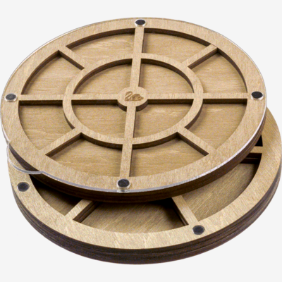 фото: деревянный органайзер для бисера многоярусный с прозрачной крышкой