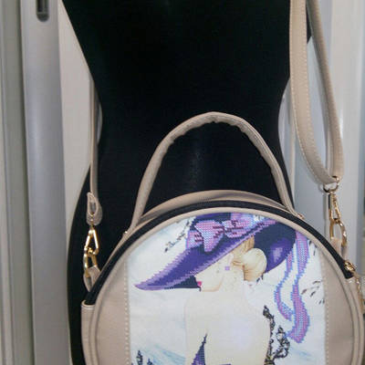 Пошитая сумка для вышивки бисером модель Ева 7