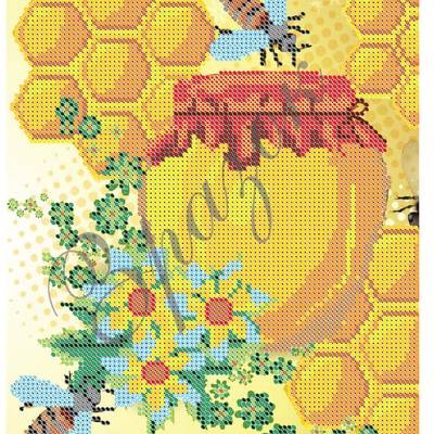 Схема для вышивки бисером Пчелиный мед