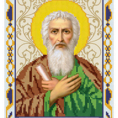 Схема для вышивки бисером Святой Апостол Андрей Первозванный