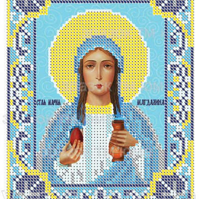 Схема для вышивки бисером иконы Св. Мария Магдалина