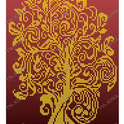 Схема для вышивки бисером Дерево изобилия
