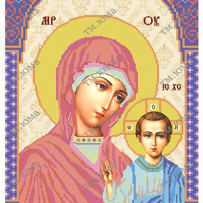 Схема для вышивки бисером Казанская икона Божьей Матери