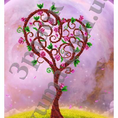 Схема для вышивки бисером Дерево вечной любви