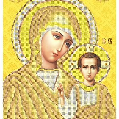 Схема для вышивки бисером Икона Богородица Казанская