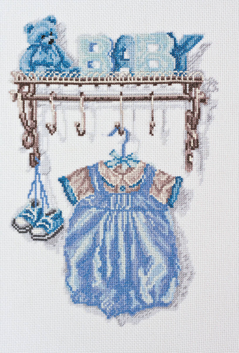 B1174 Набор для вышивки крестом Рождение мальчика