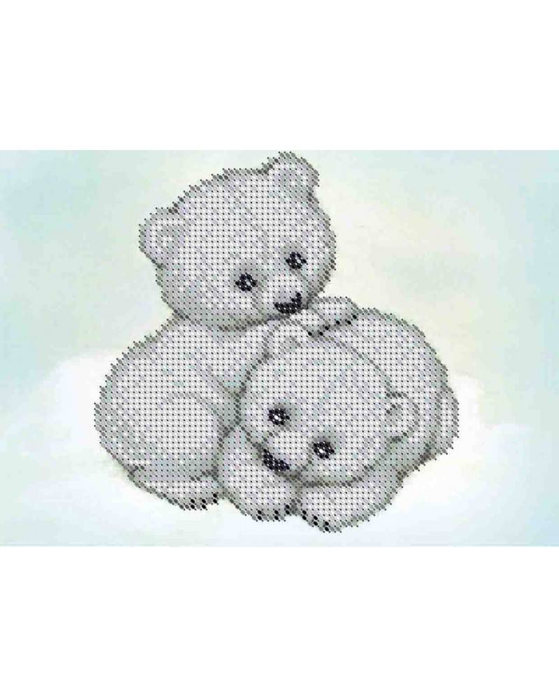 06994 Набор для вышивки крестом «Привет, мишки!» • «Ahoy! Bears» DIMENSIONS Gold Collection