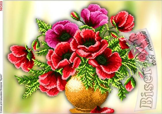 Ваза с цветами и фруктами (Eva Rosenstand)