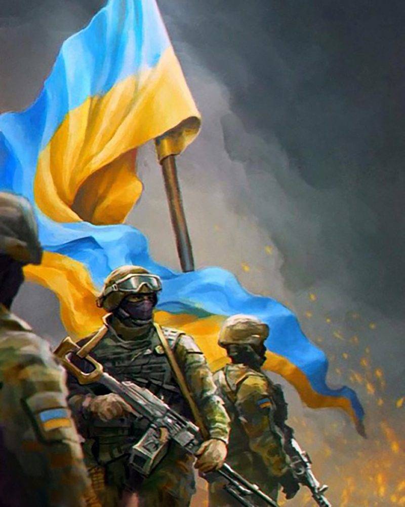 Украинский солдат арт