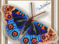 Бабочка для вышивки бисером на пластиковой канве