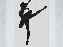 фото: набор для вышивки крестом для начинающих, Балерина