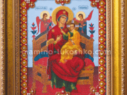 изображение: икона для вышивки бисером Богородица Чаривна мить