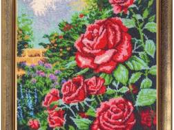 фото: картина для вышивки бисером, Розы