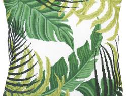 фото: набор для вышивания подушки Тропические листья