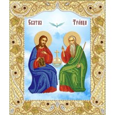 Схема для вышивки бисером Икона Троица Новозаветная