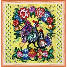 Набор для вышивки бисером Городецкая роспись