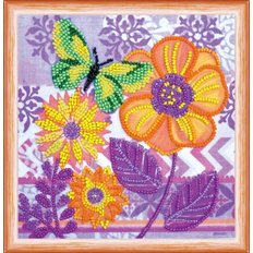 Набор для вышивки бисером Удивительные цветы
