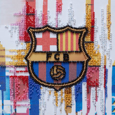 фото: картина для вышивки бисером ФК Барселона